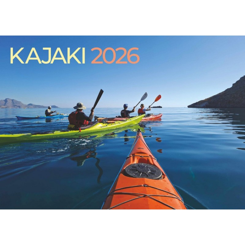 KALENDARZ ŚCIENNY 2026 KAJAKI